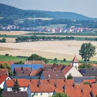Luftbild vom Ort